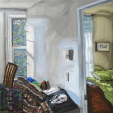 "View From Quarantine IV" by Klay EnosOil on CanvasPrice: $600